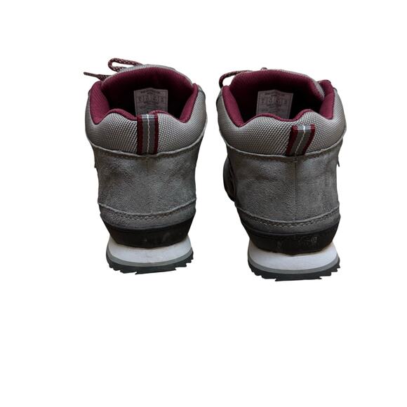 Eddie Bauer Women’s Hiking Boots Gray Burgundy Trail Boots Size 8 - Picture 4 of 6